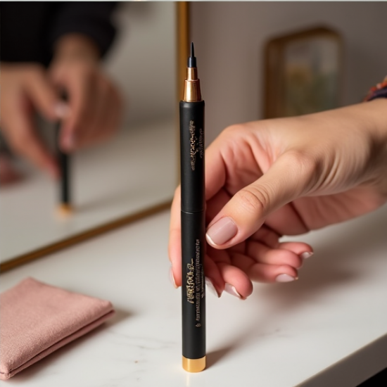 GlimmerGold Precision Eyeliner Pen