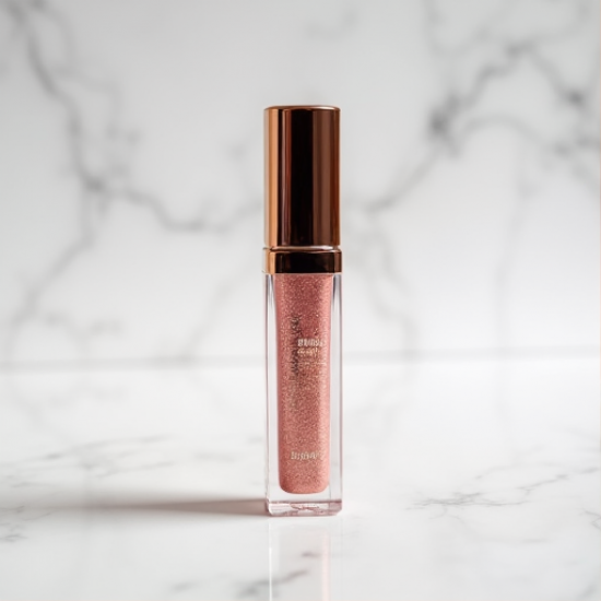 Radiant Rose Gold Shimmer Lip Lacquer