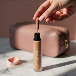 Velvet Glow Liquid Matte Eyeshadow - Nude Bliss