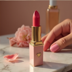 Too Faced Peach Kiss Luxe Matte Lipstick