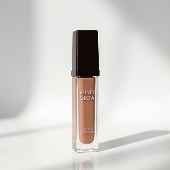 Velvet Glow Liquid Matte Eyeshadow - Nude Bliss